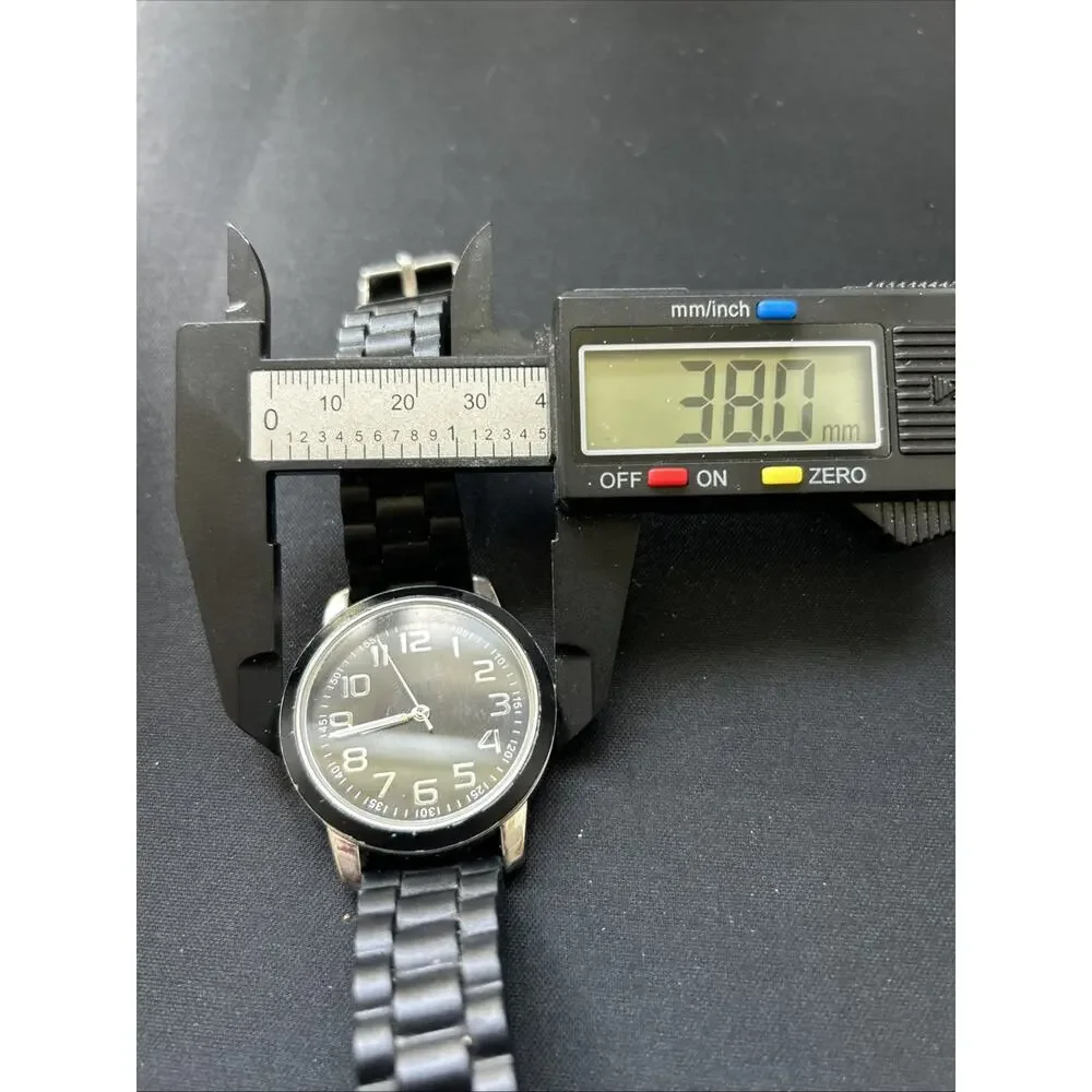 Xhilaration Black And Silver Tone Women’s Quartz Watch